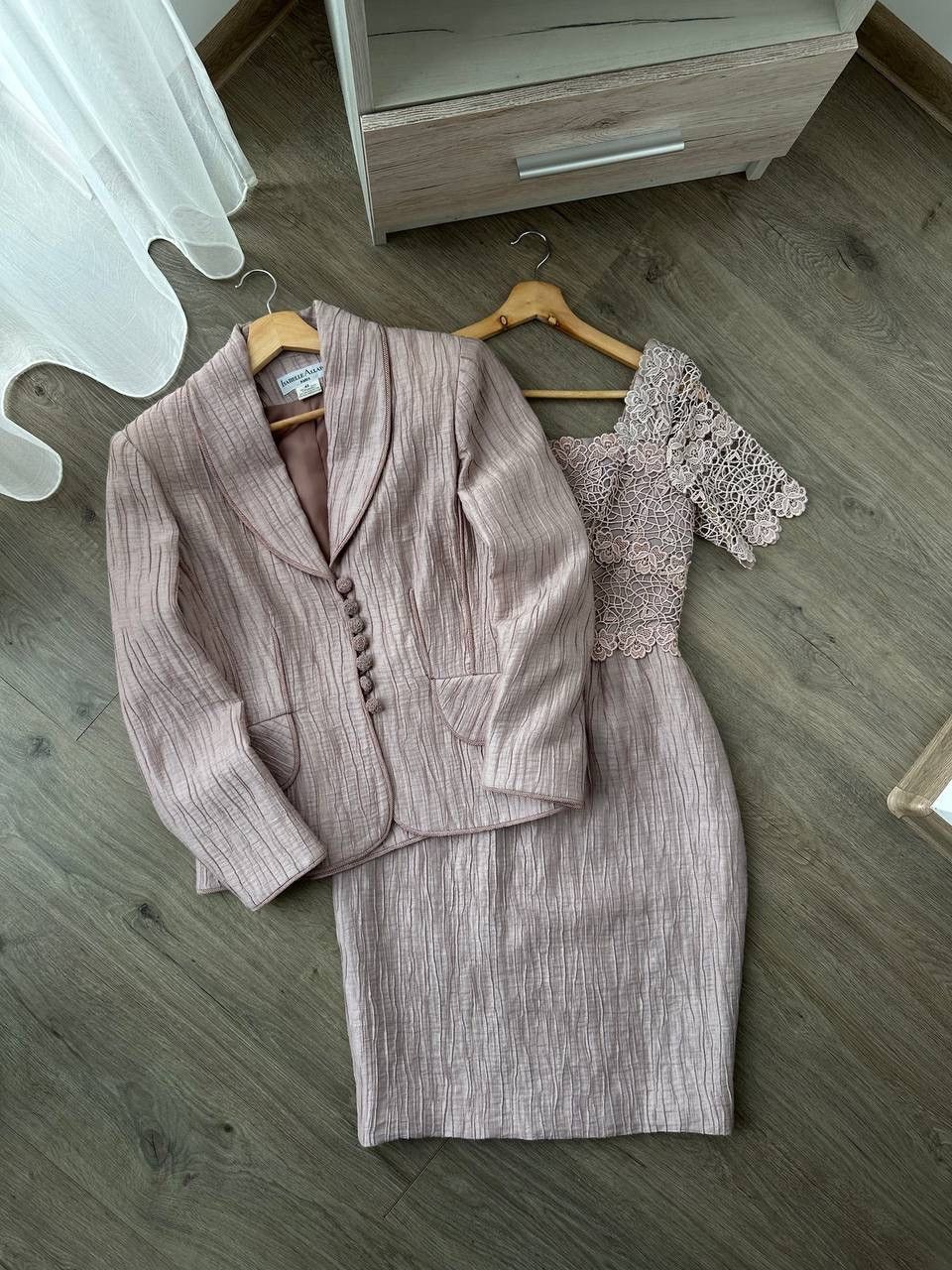 Japanese Brand × Vintage Vintage Isabelle Allard Linen Dress and Blazer Suit Size M / US 6-8 / IT 42-44 - 13 Thumbnail