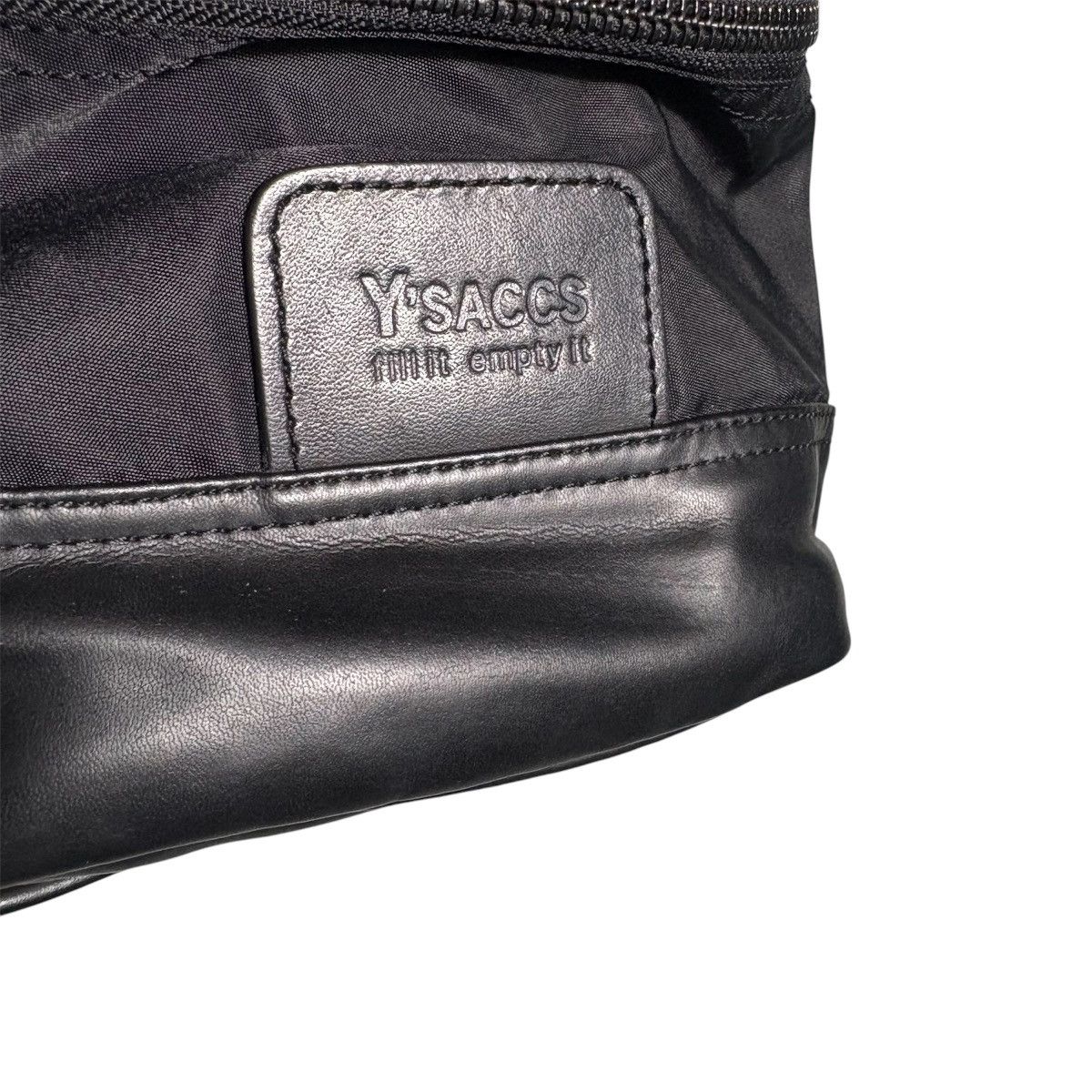 Y's × Yohji Yamamoto Yohji Yamamoto Y’saccs Leather / Nylon Crossbody Bag Size ONE SIZE - 2 Thumbnail