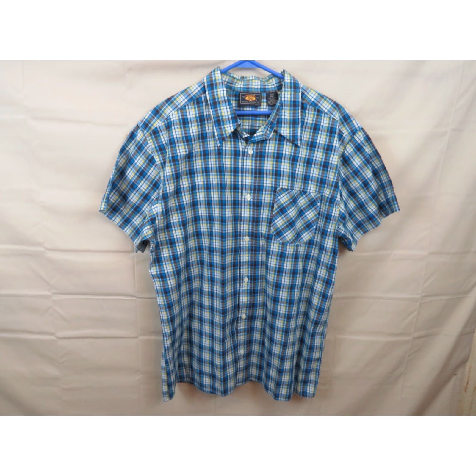 Route 66 Route 66 Button-Up Shirt L Short Sleeve Plaid Multicolor Button-Down Collar Men Sportswear Size US L / EU 52-54 / 3 - 2 Thumbnail