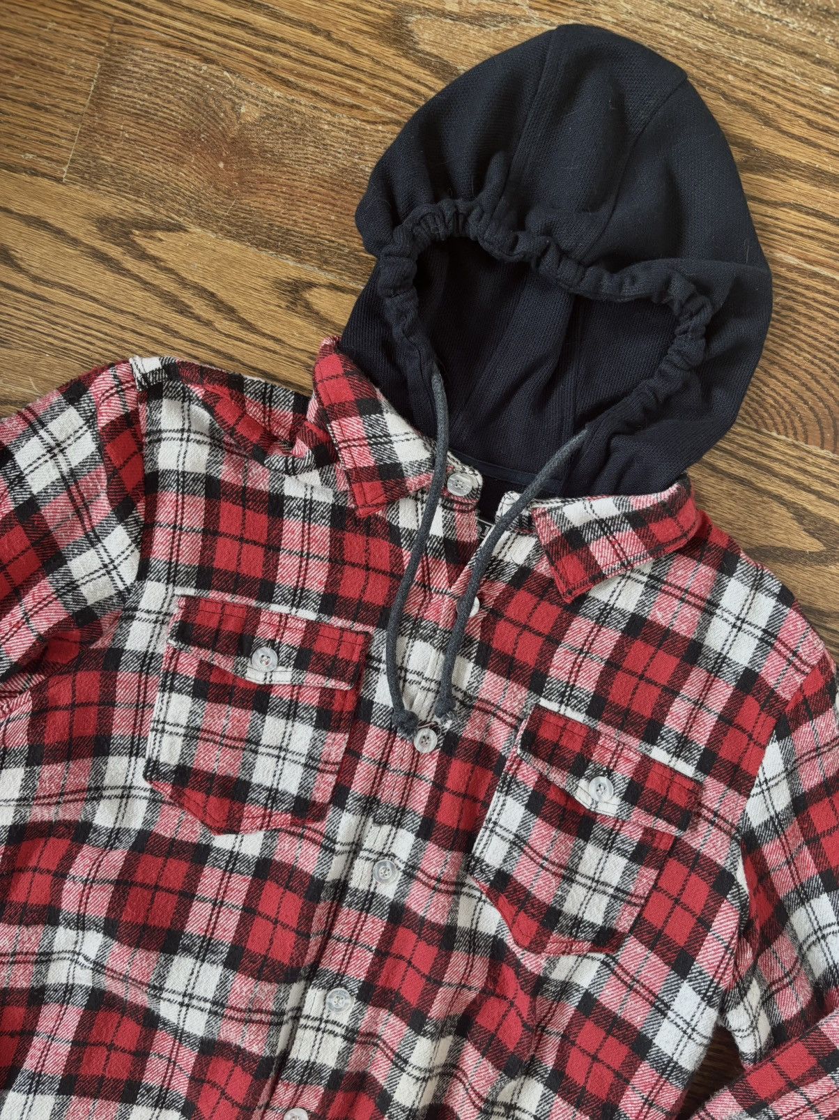 Polo Ralph Lauren vintage 90s polo ralph lauren hooded flannel winter event Size US L / EU 52-54 / 3 - 11 Thumbnail