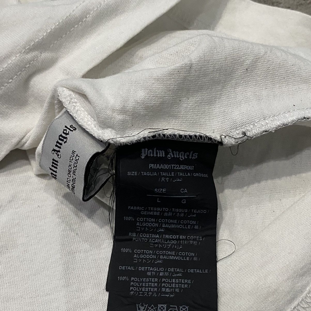Palm Angels Palm Angels Sims Tshirt Size US L / EU 52-54 / 3 - 2 Thumbnail