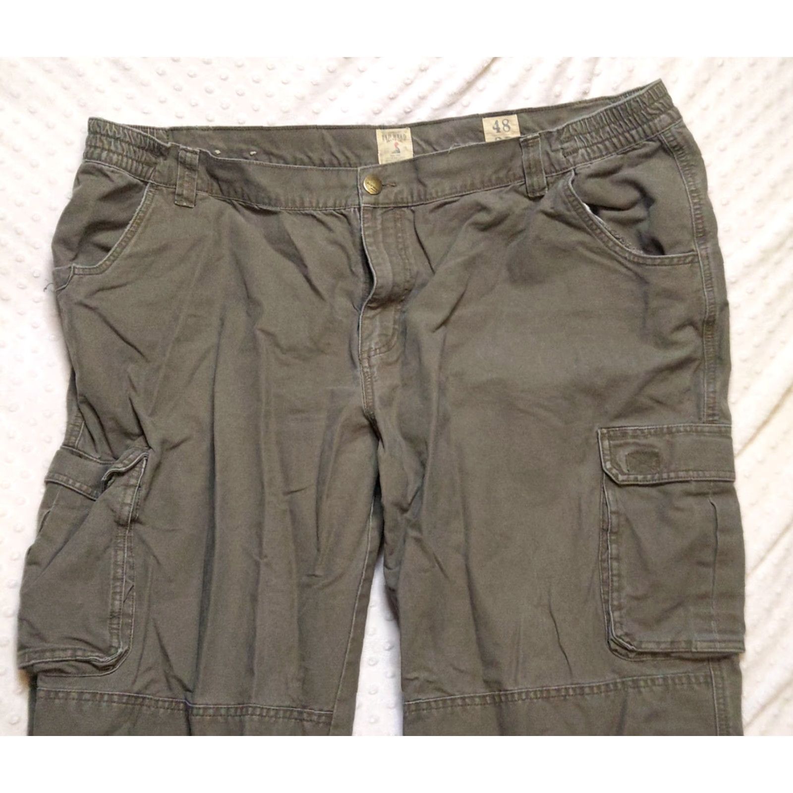Vintage Redhead Field Tested Pants Cargo Canvas Gray 48x32 Men Size US 32 / EU 48 - 4 Thumbnail