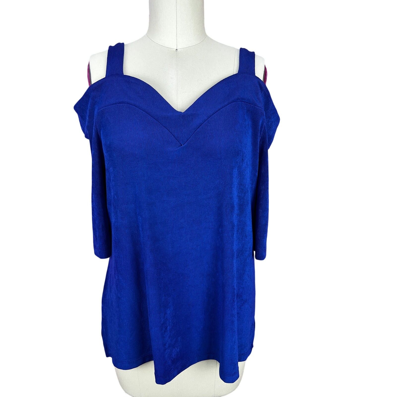 Chicos Chico's cap sleeve top sz 1 / Small / 8 - 10 Size S / US 4 / IT 40 - 1 Thumbnail