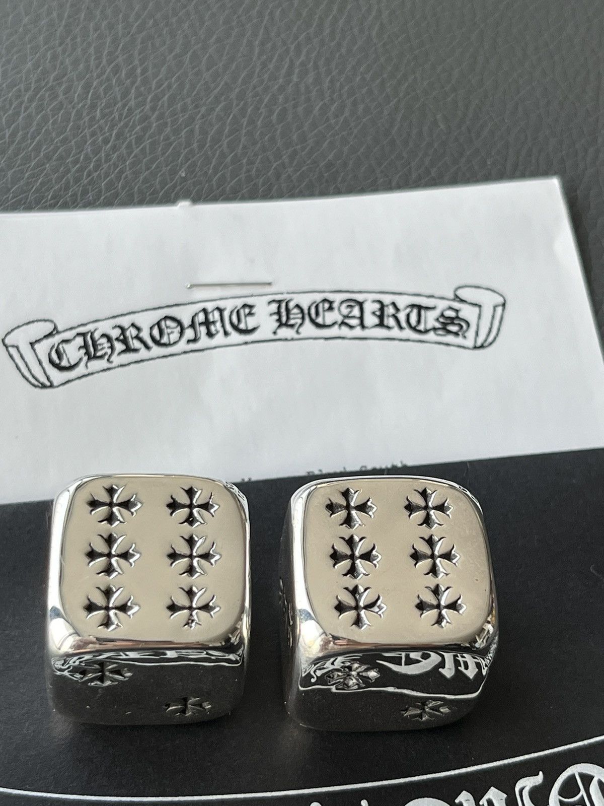 Chrome Hearts Extremely RARE Chrome Hearts Dice Set (x2) Size ONE SIZE - 14 Thumbnail