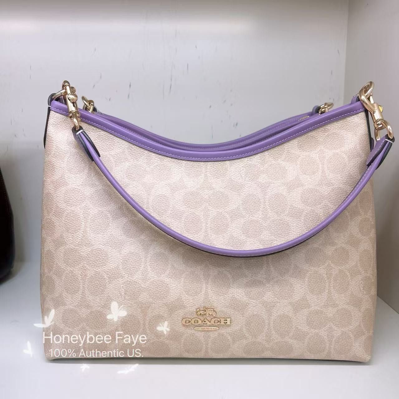 Coach Laurel Shoulder Bag In Signature Canvas CV975 Size ONE SIZE - 2 Thumbnail