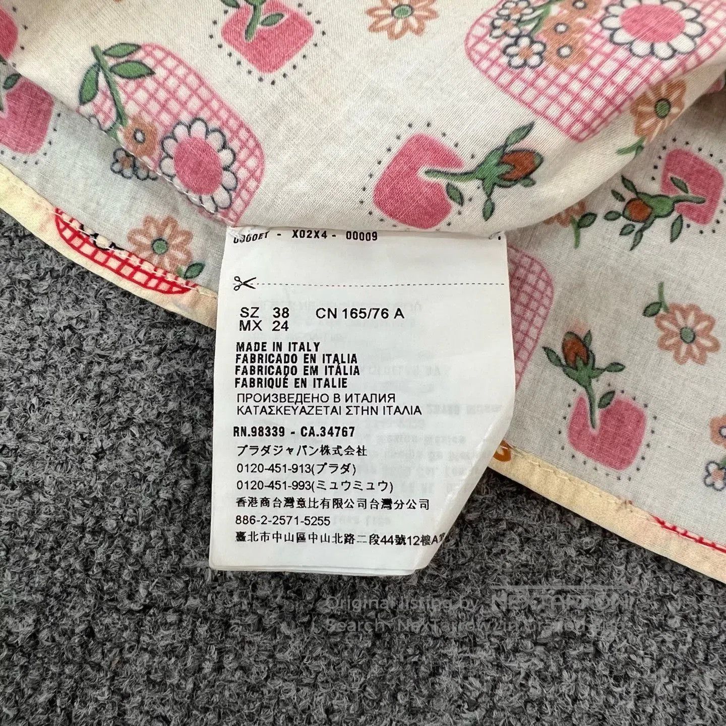 Miu Miu Miu Miu Runway Floral Sleeveless Shirt. Size S / US 4 / IT 40 - 7 Thumbnail