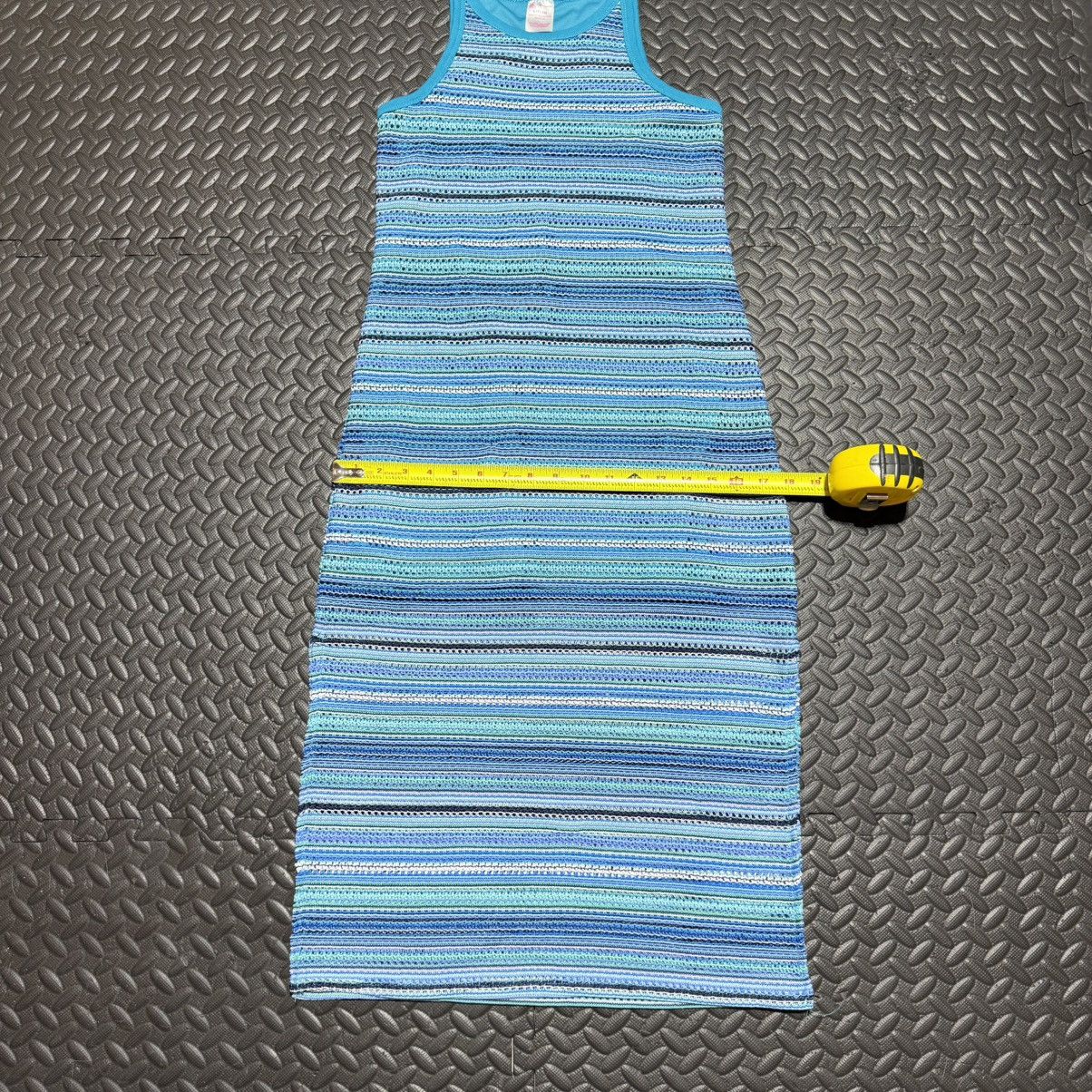 Other No Boundaries Midi Dress Striped Knit Tank Blue Womens Large Size L / US 10 / IT 46 - 5 Thumbnail