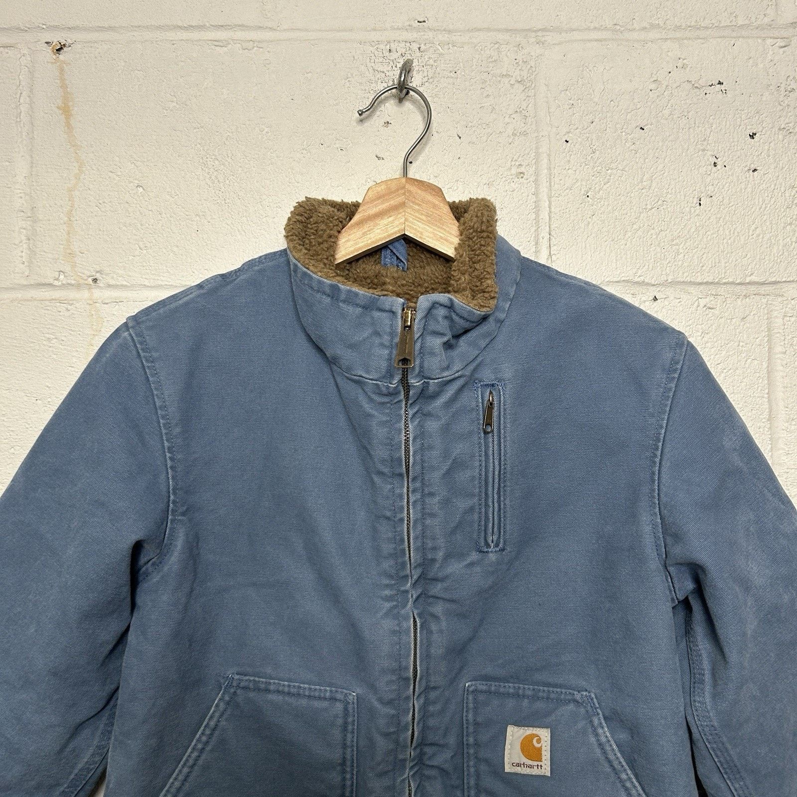 Carhartt Carhartt Sherpa-Lined Canyon Jacket “French Blue” WJ022 FHB Size S / US 4 / IT 40 - 3 Thumbnail