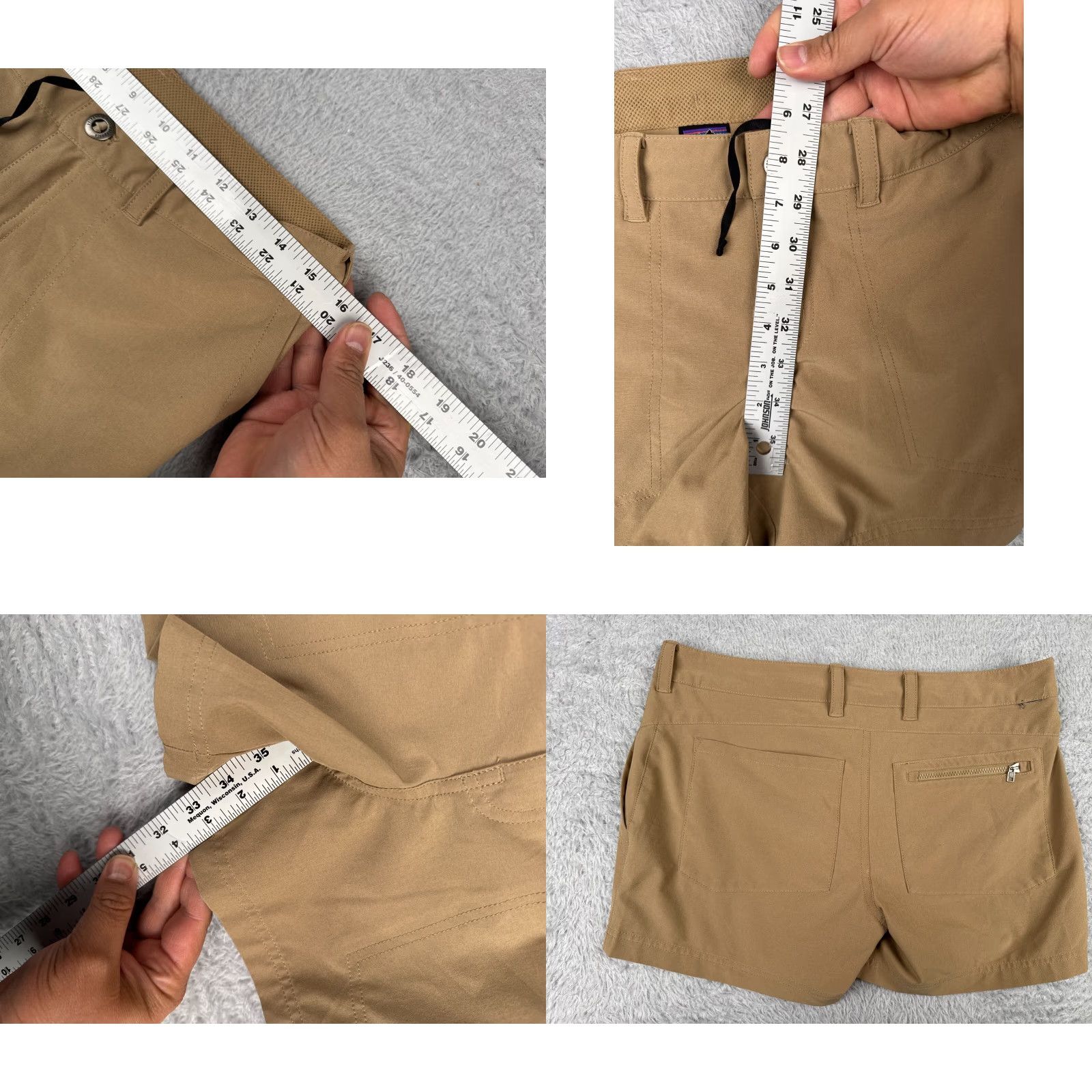 The North Face The North Face Shorts Women 4 Beige Happy Hike Zipper Pockets 31x4 Size 27" / US 4 / IT 40 - 8 Thumbnail