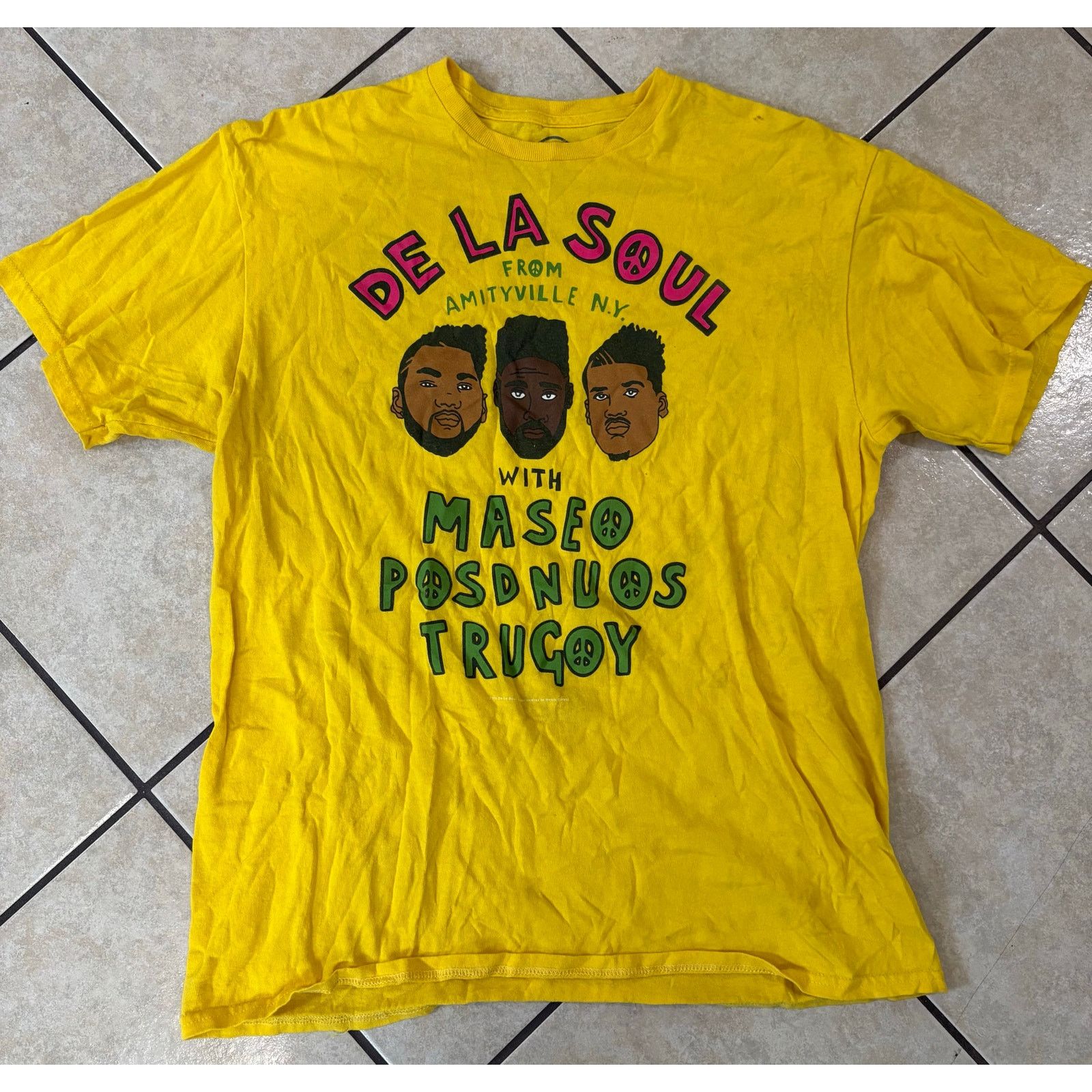 Band Tees De La Soul Hip Hop New York merch direct 2013 promo large Size US L / EU 52-54 / 3 - 1 Thumbnail
