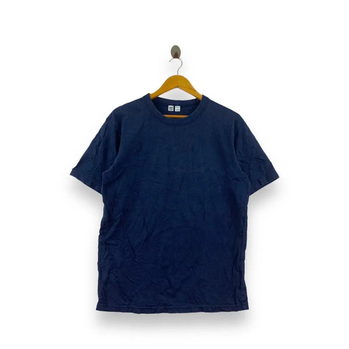 Uniqlo LEMAIRE x UNIQLO COLLECTION Plain Blue Tee Shirt Minimalist Size US L / EU 52-54 / 3 - 1 Thumbnail