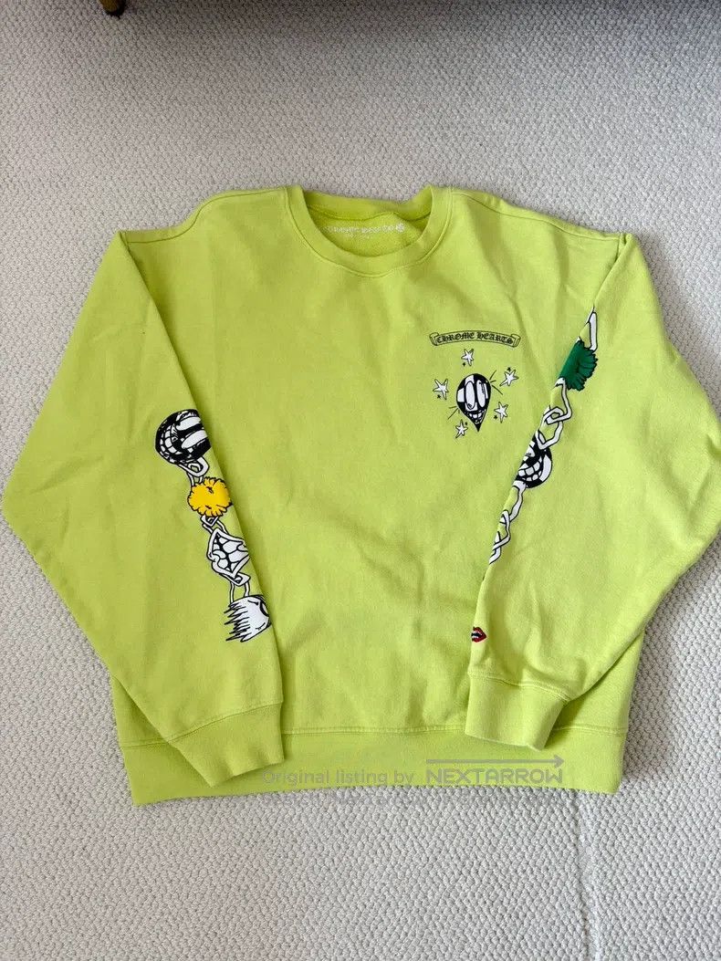 Chrome Hearts Chrome Hearts Size L Fluorescent green mattyboy sweater Size US L / EU 52-54 / 3 - 1 Thumbnail