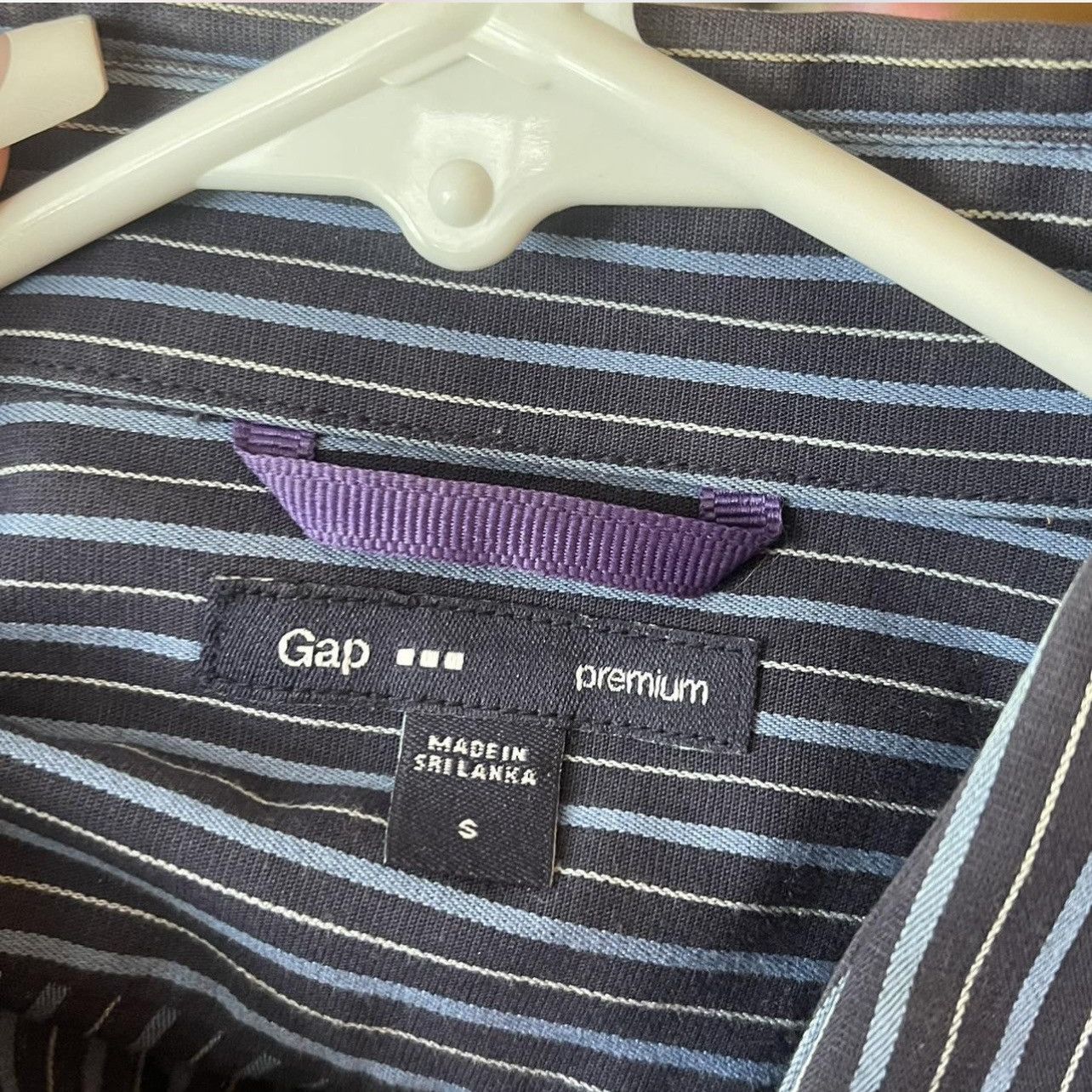 Gap Vintage 2009 Gap Blue Button-Up Shirt Size S / US 4 / IT 40 - 6 Thumbnail