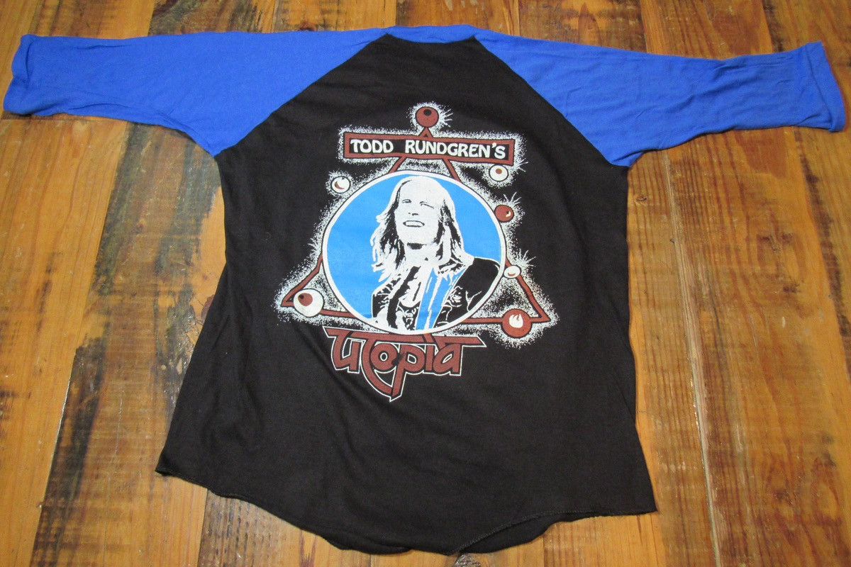 Vintage Todd Rundgren 1980 Utopia Tour Vintage Tee Size US M / EU 48-50 / 2 - 4 Thumbnail