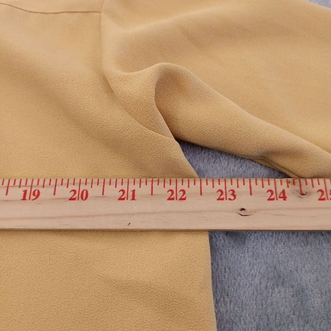 J. Jill J.Jill Shirt Womens PM Petite Yellow Long Sleeve Button Up Polyester Size M / US 6-8 / IT 42-44 - 7 Thumbnail