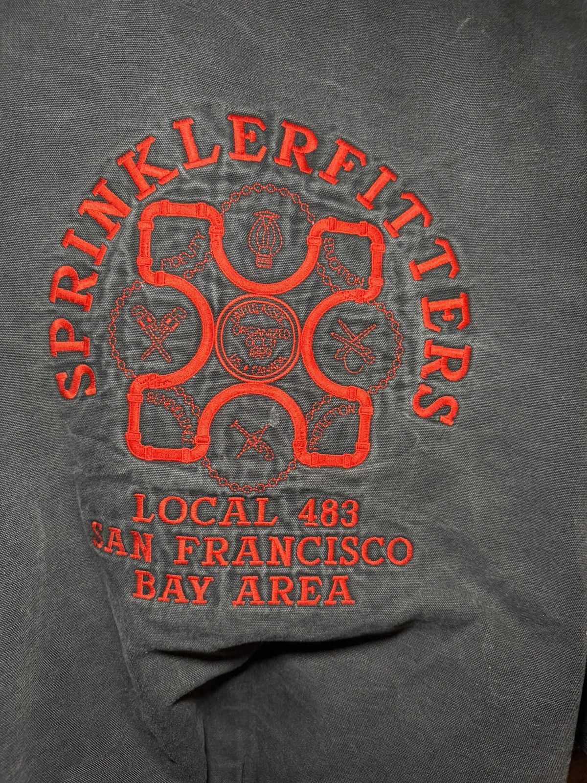 Vintage Vintage Union Line Sprinklefitters Heavyweight Jacket Size US XL / EU 56 / 4 - 6 Thumbnail