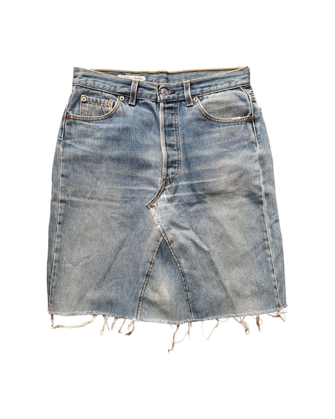 Needles Rebuild by Needles Denim Skirt 30 Size 32" / US 10 / IT 46 - 1 Thumbnail