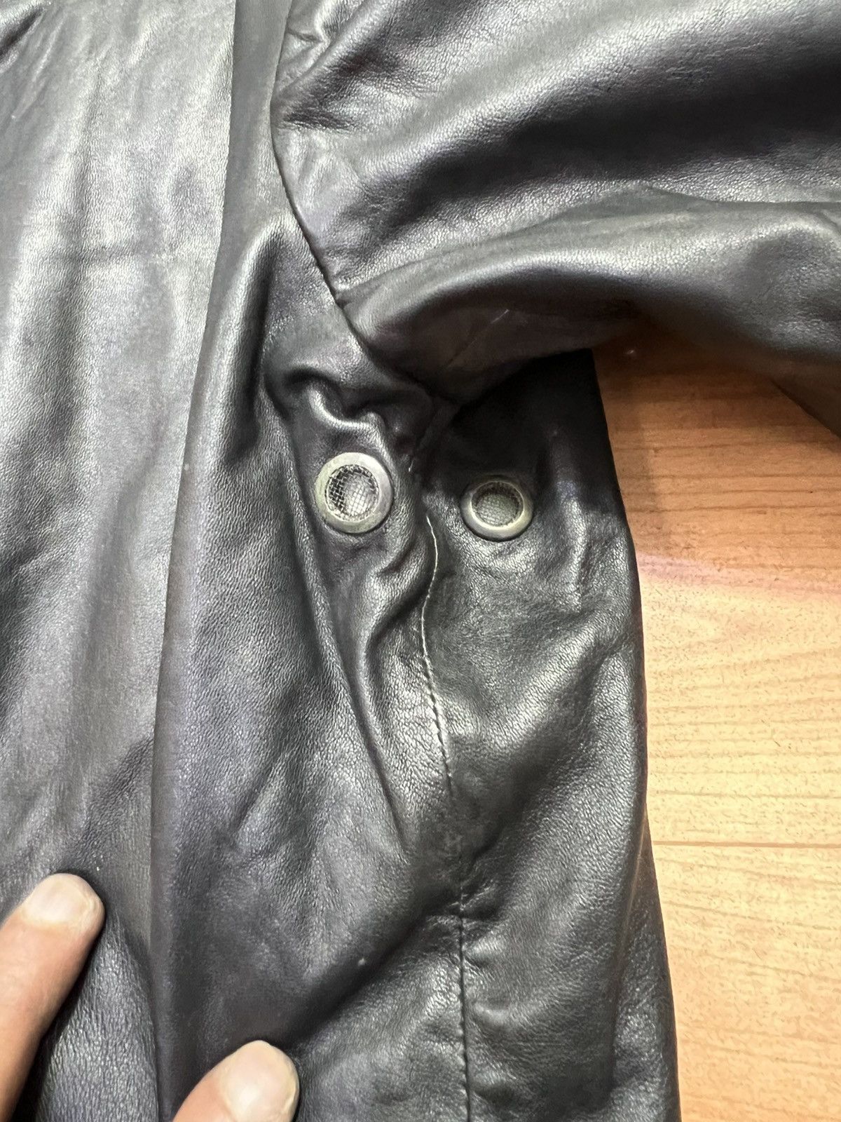 Diesel DIESEL L-MATHIAS LEATHER JACKET SIZE L Size US L / EU 52-54 / 3 - 13 Thumbnail