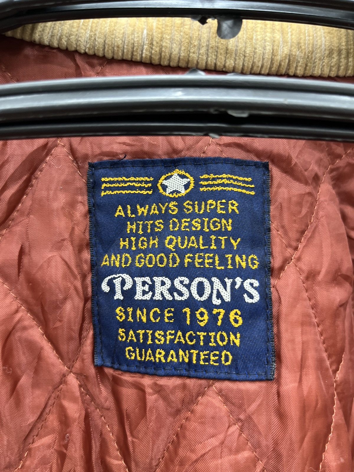 PERSON'S 🔥🔥🔥ARCHIVE VTG PERSONS CORDUROY BOMBER JACKET Size US L / EU 52-54 / 3 - 8 Thumbnail