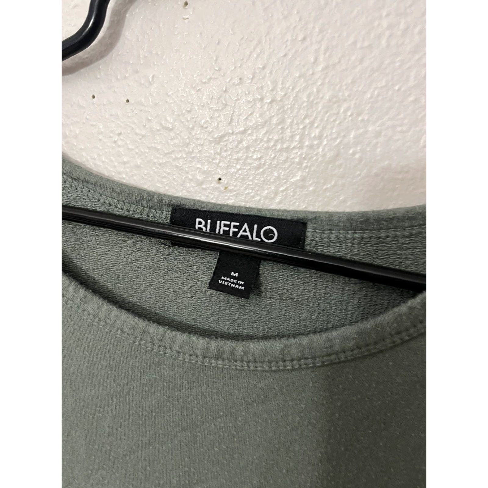 Vintage Buffalo Women's Shirt Medium Green Short Sleeve Crew Neck T-Shirt Vintage-Style Top Size M / US 6-8 / IT 42-44 - 2 Thumbnail