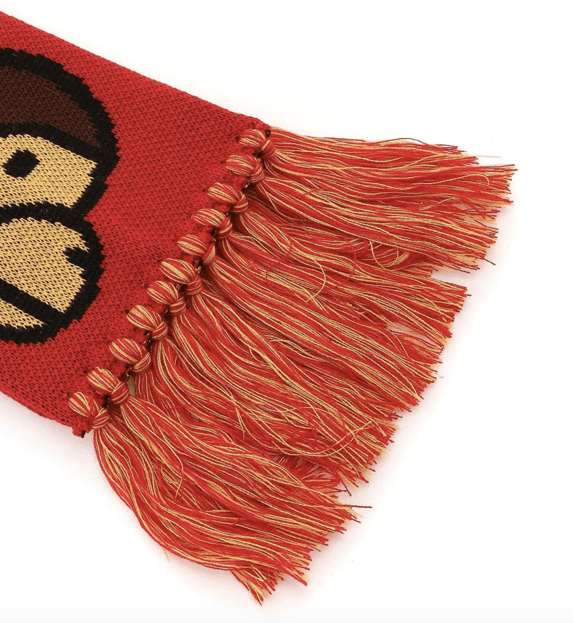 Bape Bape APE BANANA MILO WOOL MIX KNIT SCARF Size ONE SIZE - 2 Thumbnail