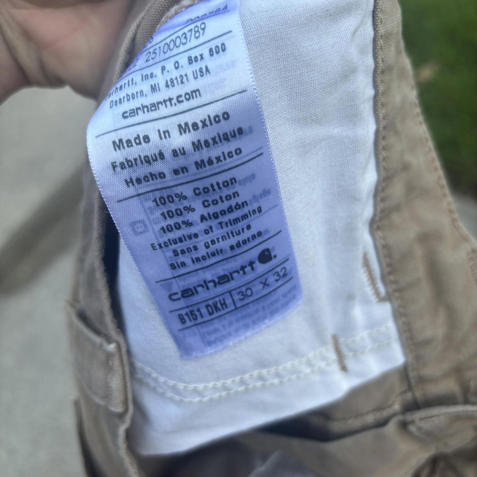 Carhartt Carhartt B151 DKH Cargo Pants - 30x32 - Durable Workwear Size US 30 / EU 46 - 2 Thumbnail