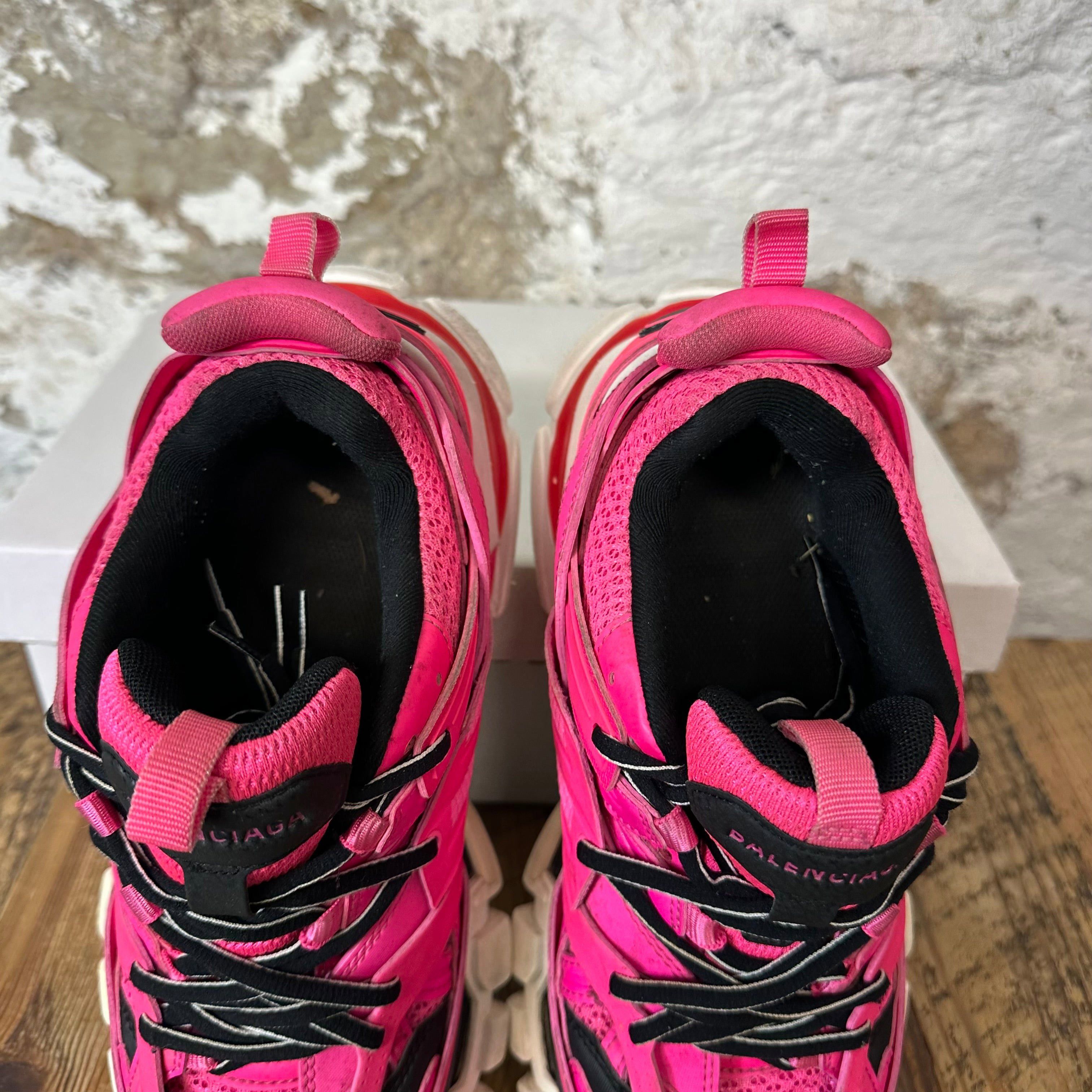 Balenciaga Balenciaga Track Runner Pink Black White Sneaker Sz 6.5 (39) Size US 6.5 / EU 39-40 - 4 Thumbnail