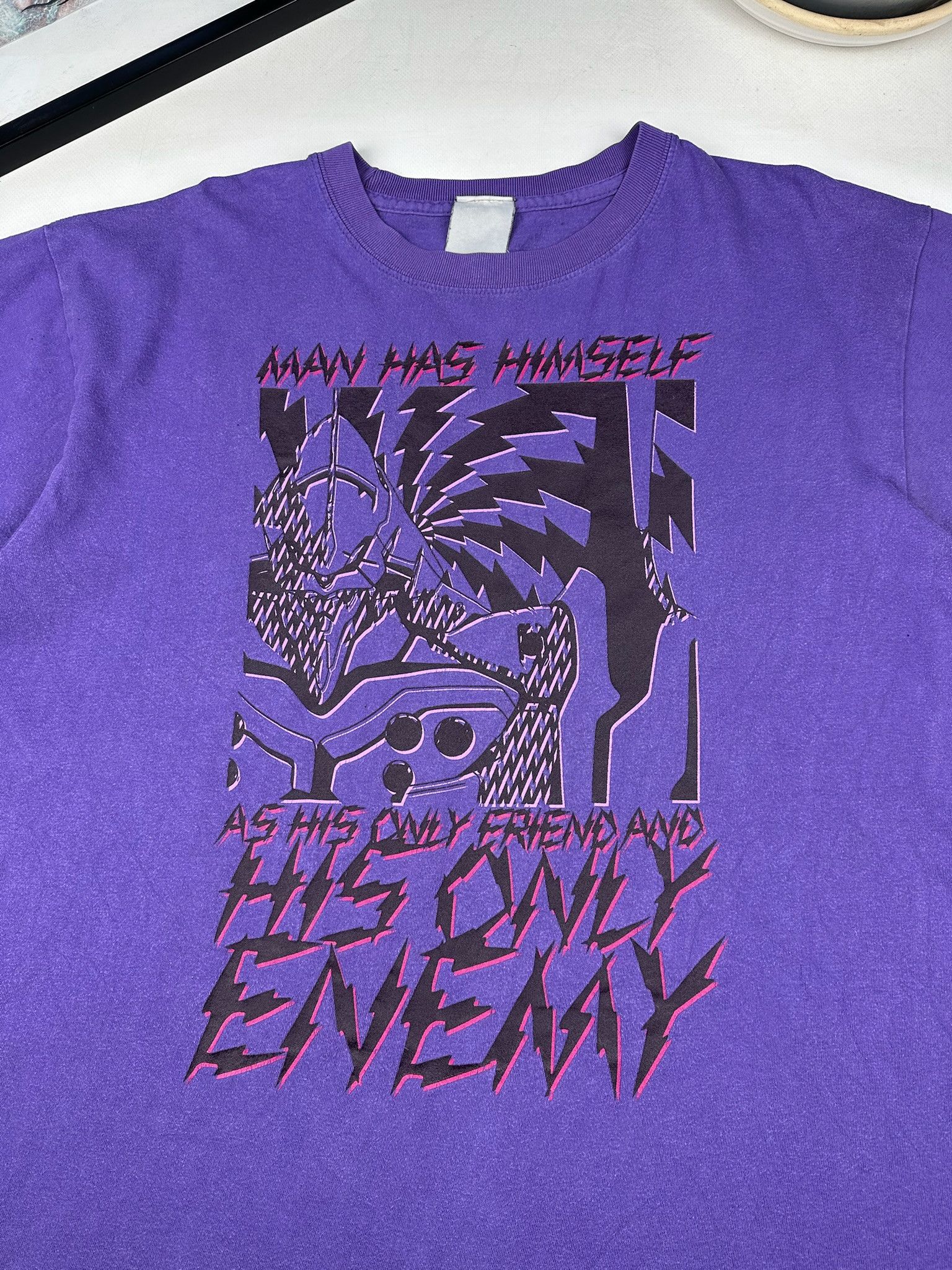 Anime Neon Genesis Evangelion tShirt vintage anime Size US L / EU 52-54 / 3 - 2 Thumbnail