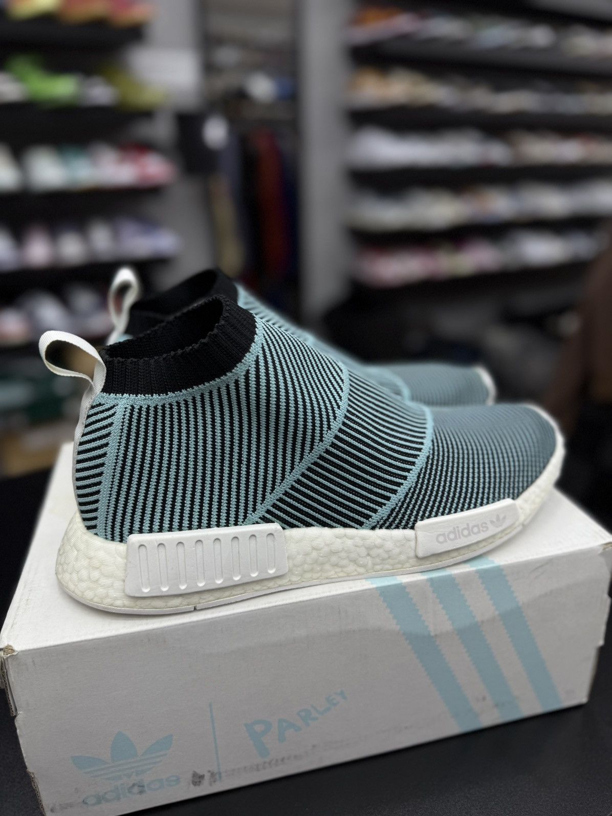 Adidas Adidas NMD CS1 Parley Blue Spirit (AC8597) Size 11 Size US 11 / EU 44 - 1 Thumbnail