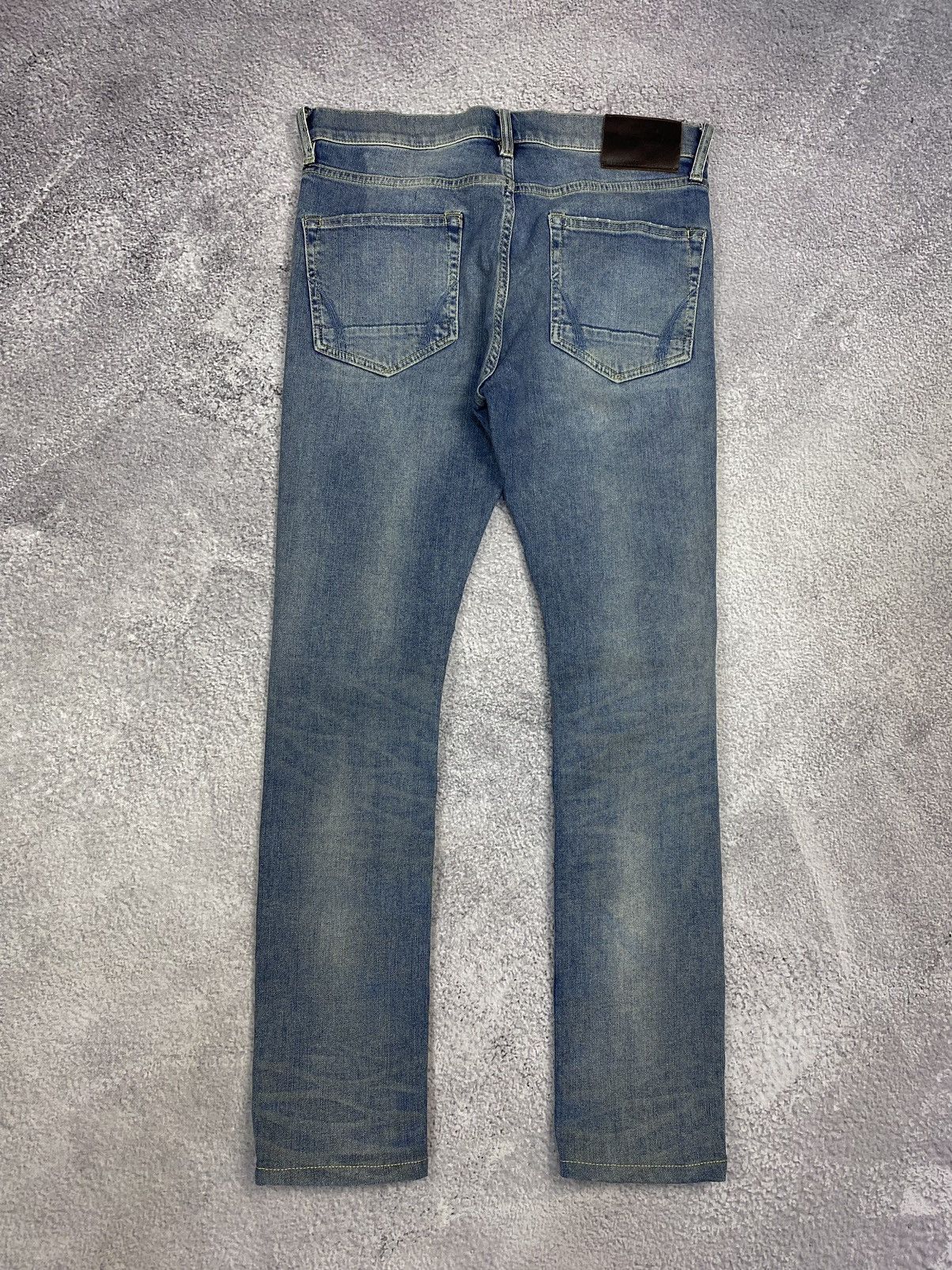 Allsaints AllSaints Dak Cigarette Blue Distressed Jeans Size US 30 / EU 46 - 9 Thumbnail