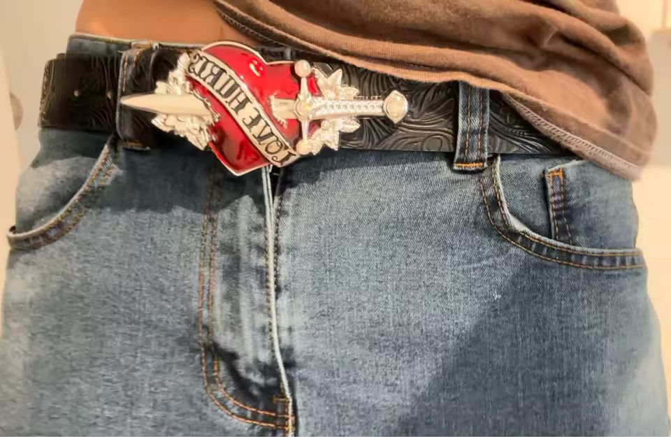 Japanese Brand Punk Rock Y2K Belts Size 44 - 2 Thumbnail