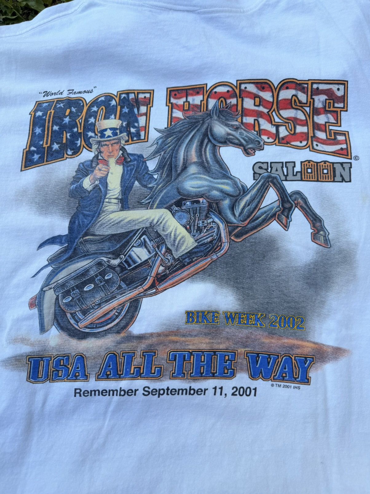 Vintage Y2K 2001 Iron Horse Saloon tee Size XL Size US XL / EU 56 / 4 - 6 Thumbnail