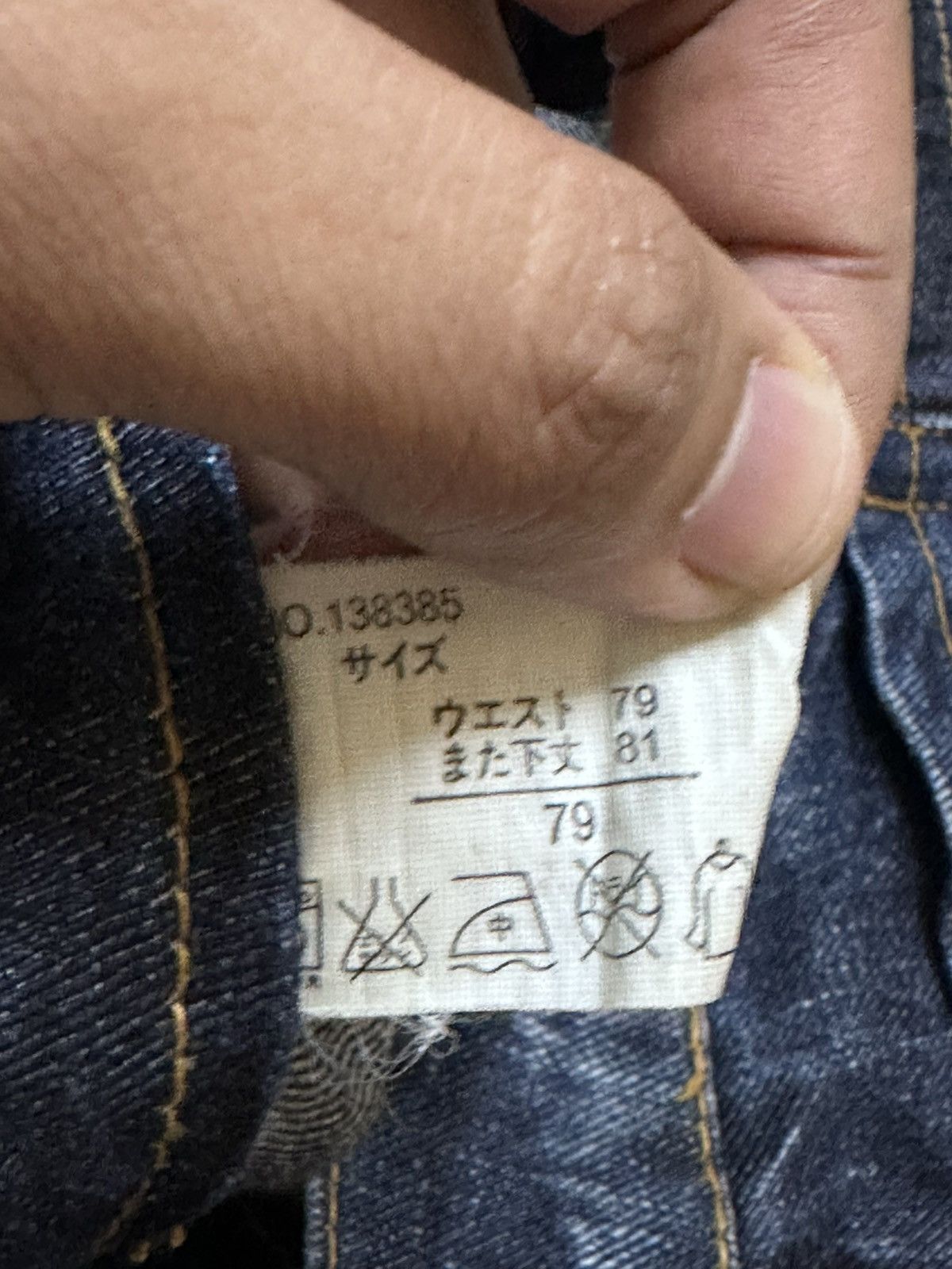Dr. Collectors Vintage Japanese Brand Flare Comb Grunge Distressed Denim Size US 34 / EU 50 - 11 Thumbnail
