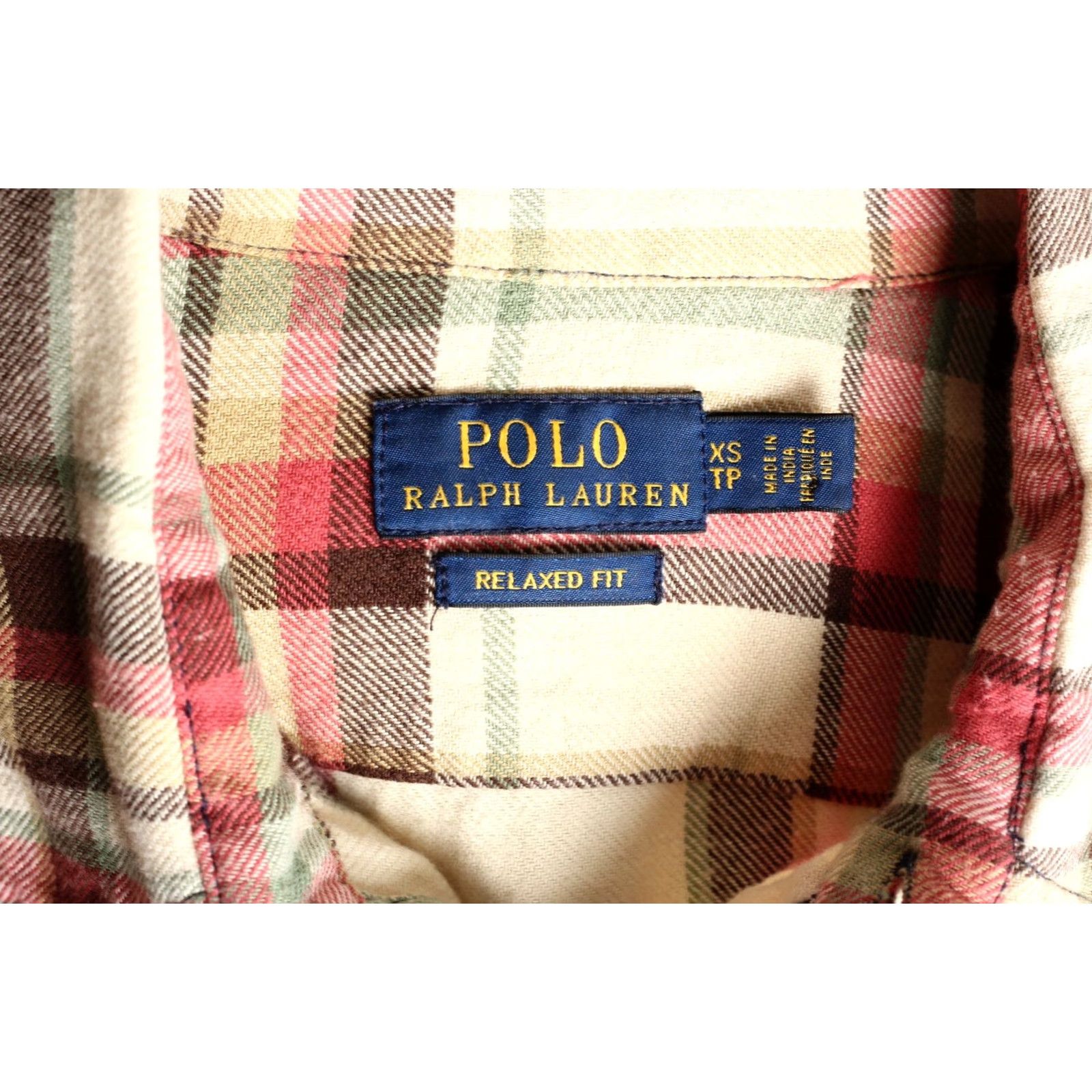 Polo Ralph Lauren POLO RALPH LAUREN Flannel Shirt Men XS Relaxed Fit Long Sleeve VR2139 Size US XS / EU 42 / 0 - 4 Thumbnail