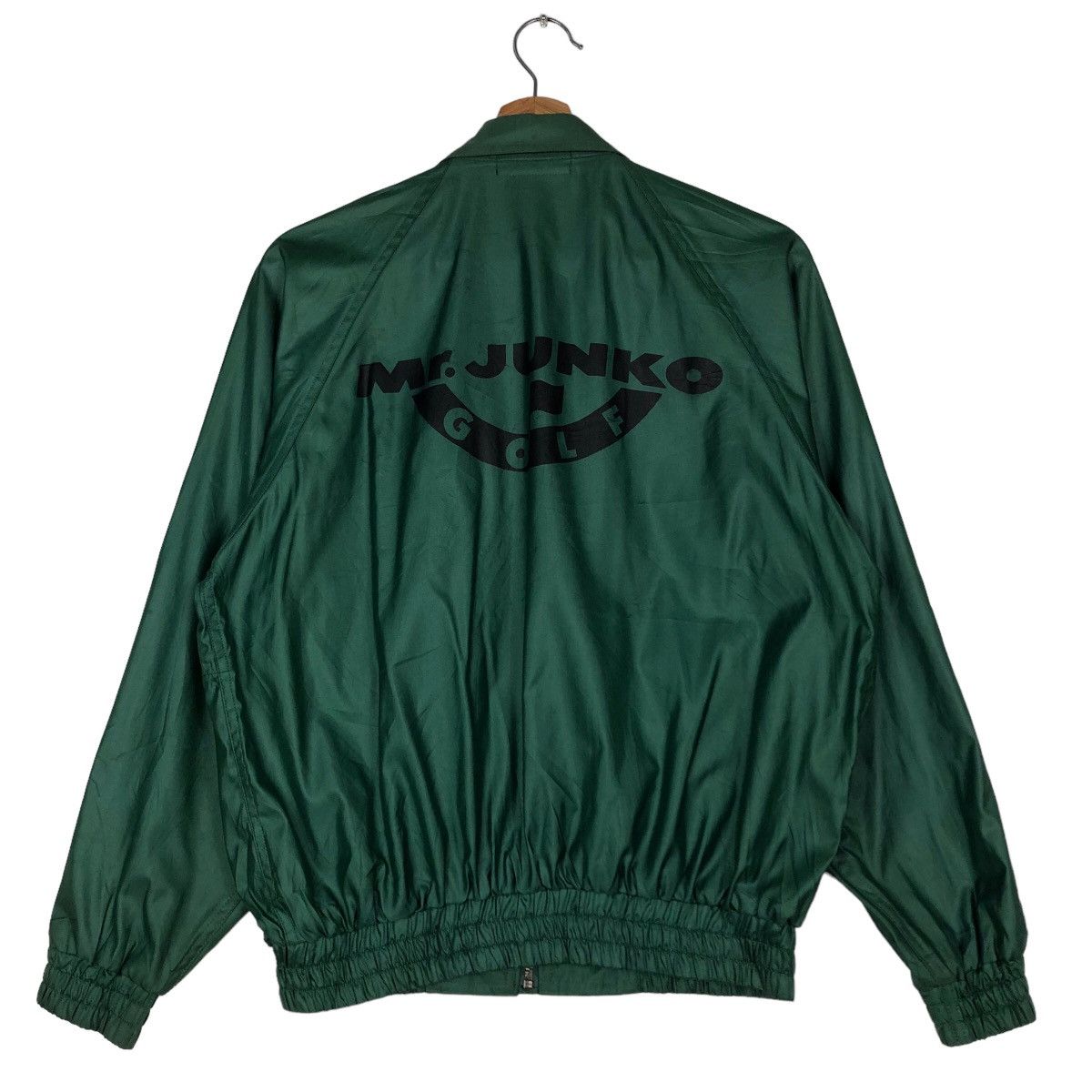 Japanese Brand 🔥Rich Green Vintage Bomber Jacket Nylon Mr Junko Japan Size US M / EU 48-50 / 2 - 1 Thumbnail