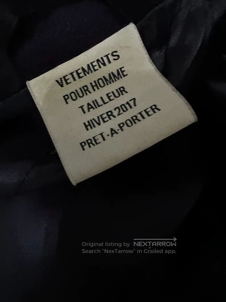 Vetements VETEMENTS Original Shoulder Pad Coat Size US S / EU 44-46 / 1 - 4 Thumbnail