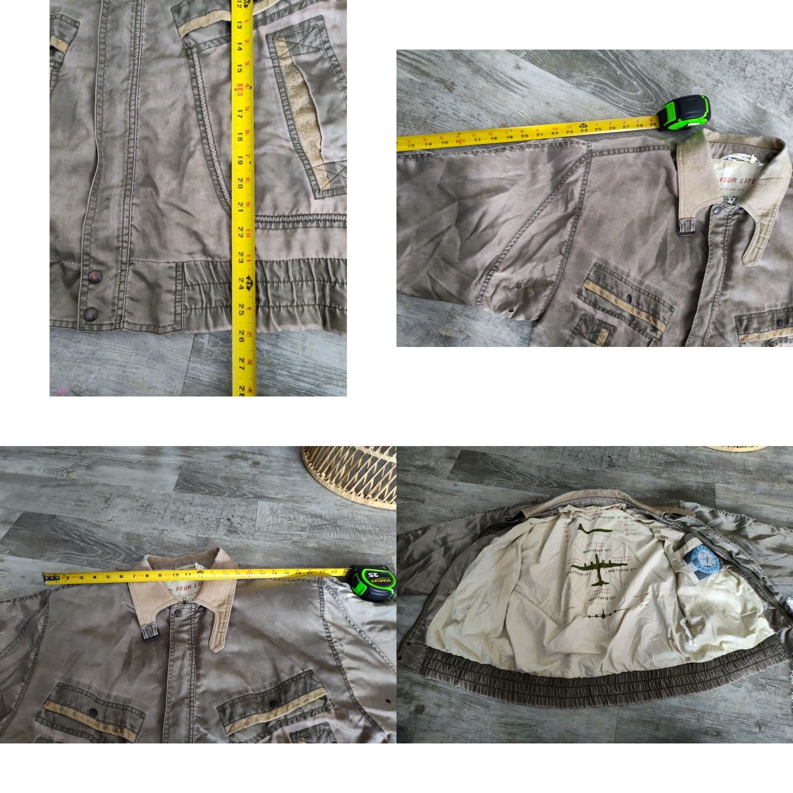 Vintage VTG 80's M. Julian Adventures Aviation Flight Bomber Jacket Men's Size 40 Rare Size US XXS / EU 40 - 8 Thumbnail