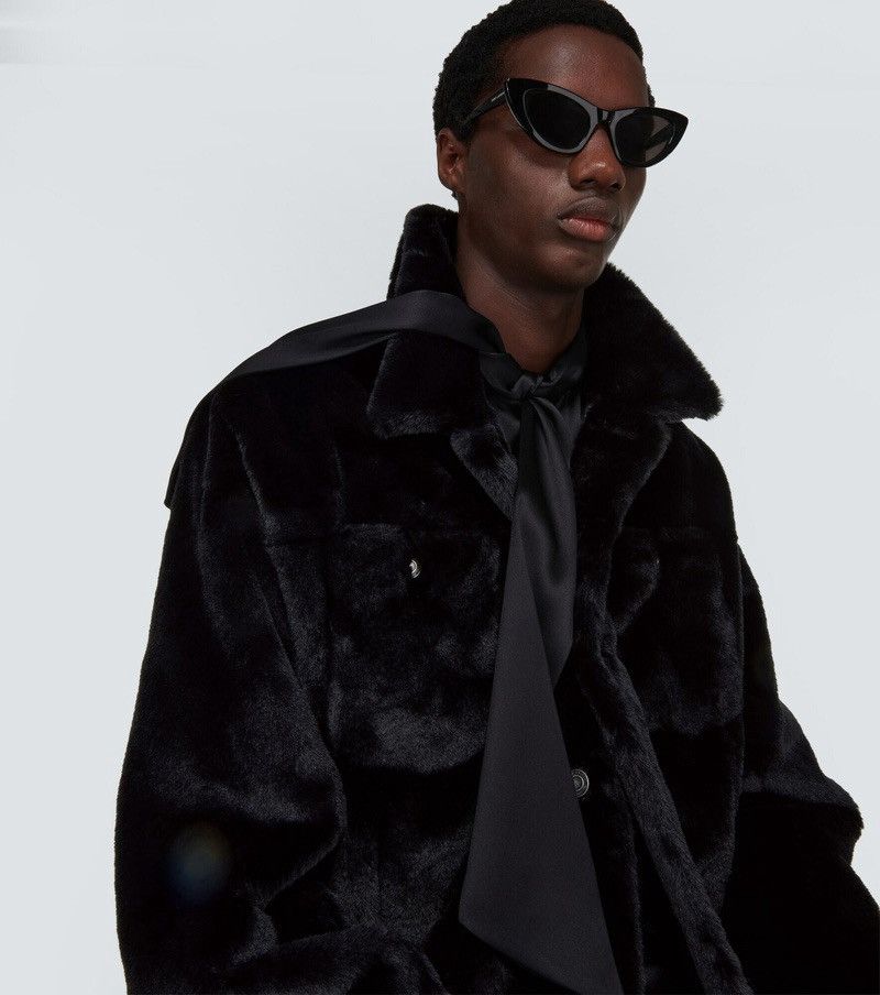 Saint Laurent Paris 🚩$4.6K VALUE🚩Saint Laurent Faux fur jacket Size US L / EU 52-54 / 3 - 5 Thumbnail