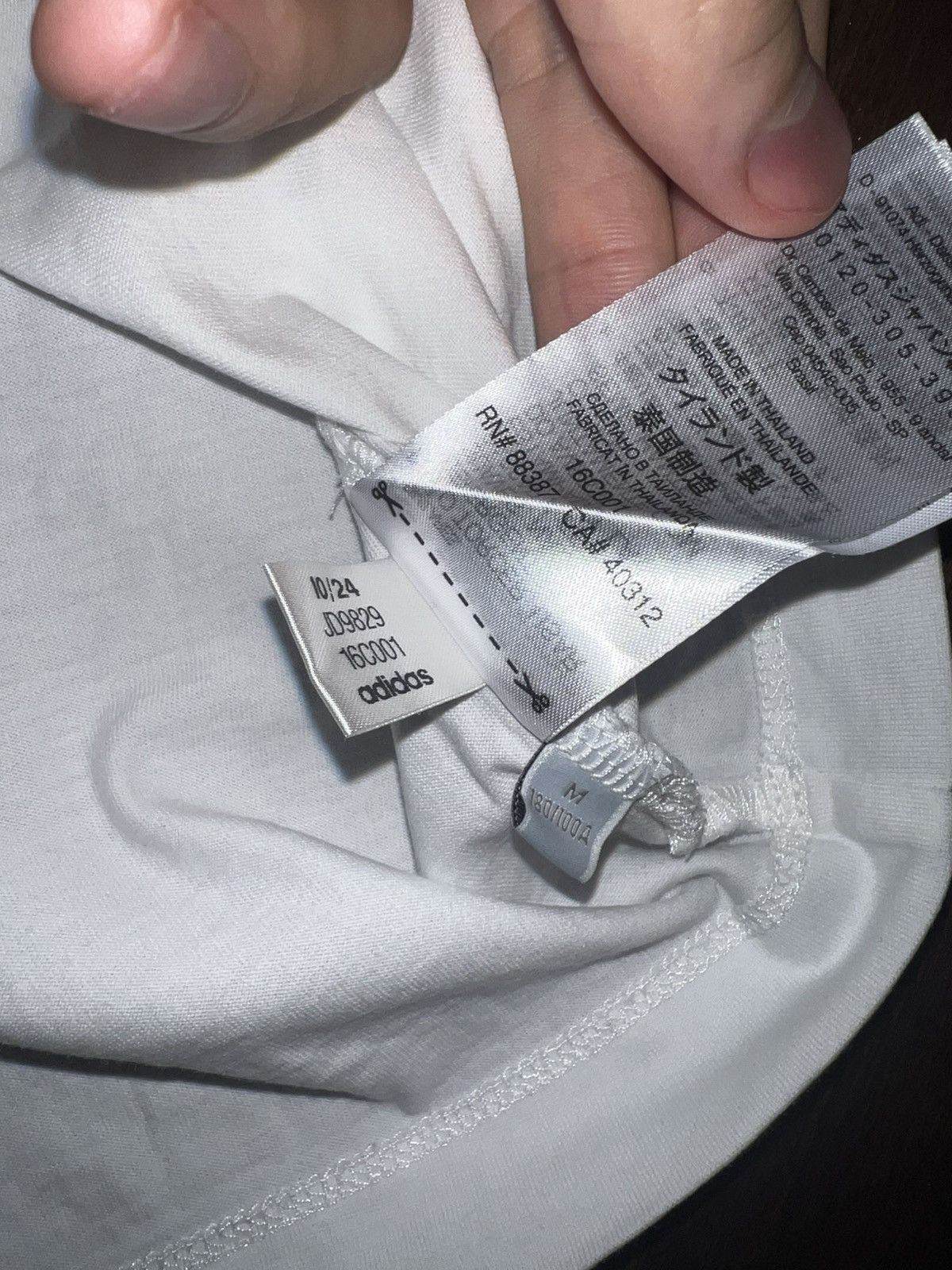 Y-3 Y-3 shirt white on white logo print Size US M / EU 48-50 / 2 - 7 Thumbnail