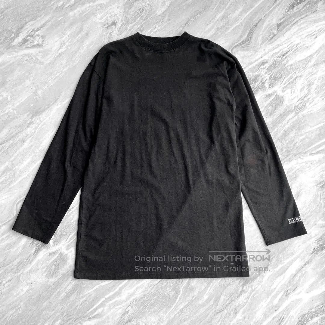 Vetements Vetements Back Logo Long Sleeve Sweatshirt . Size US M / EU 48-50 / 2 - 2 Thumbnail