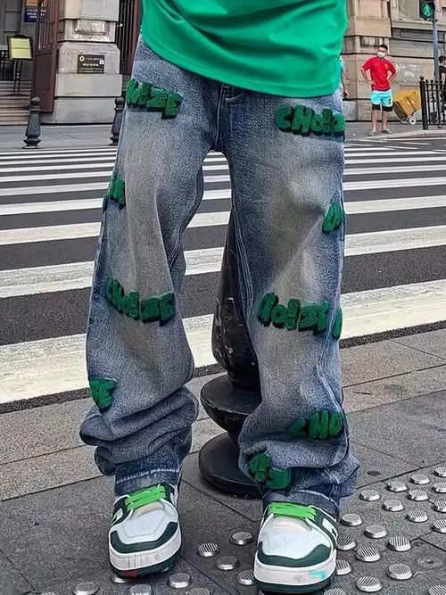 Other VINTAGE denim jeans Y2K baggy RAP Size US 36 / EU 52 - 1 Thumbnail