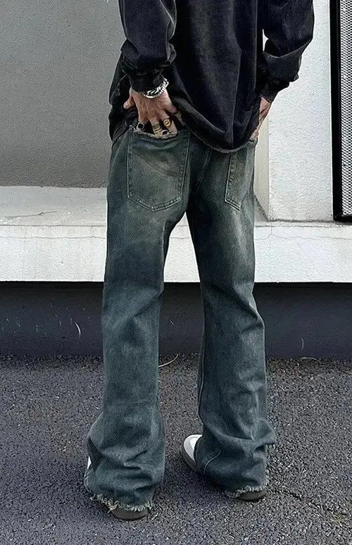 VIBE Vintage Autumn Blue Denim Pants Size US 32 / EU 48 - 1 Thumbnail
