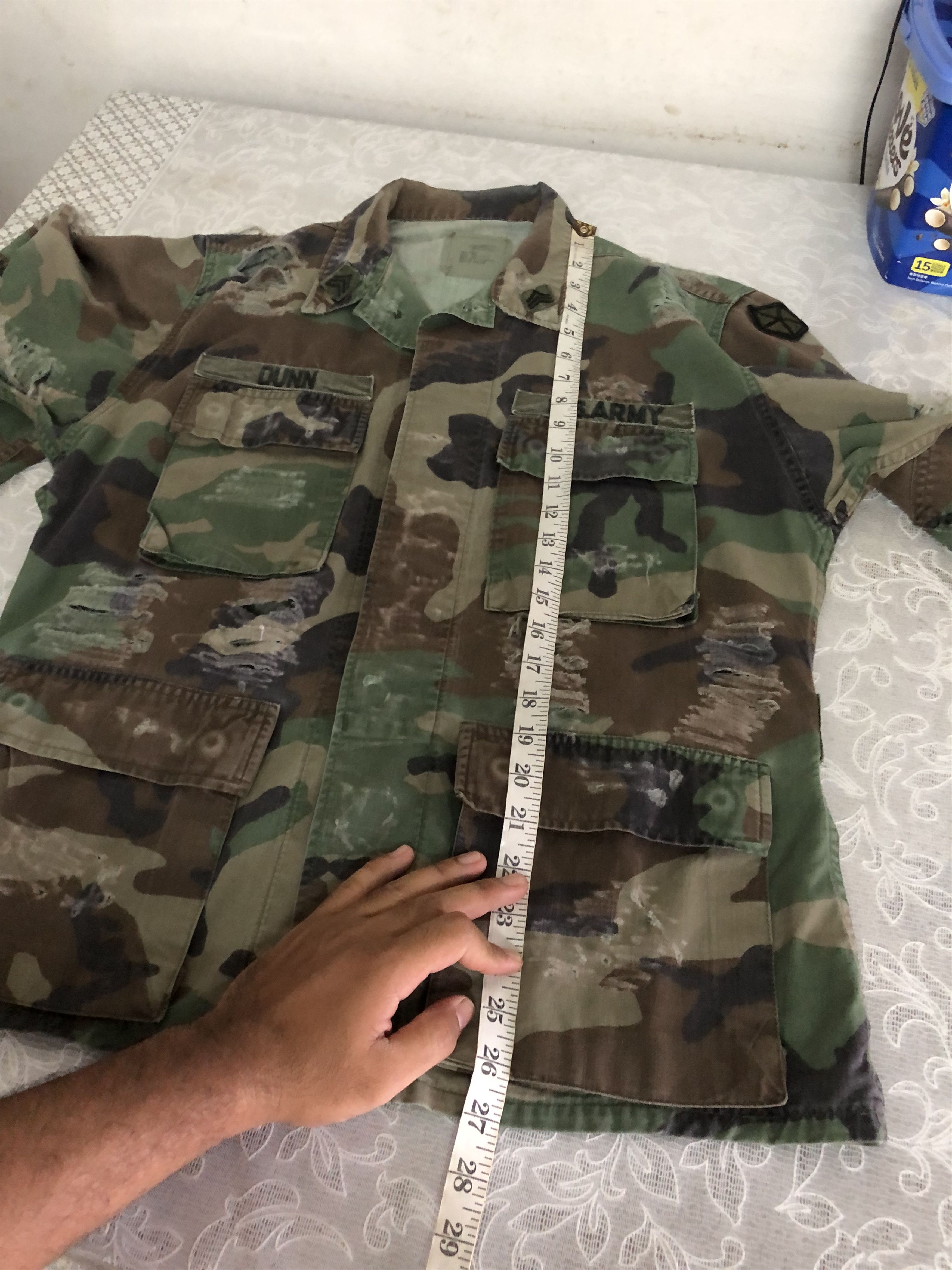 Vintage Vintage Us Army x Orion Band Distressed Army Jacket Size US M / EU 48-50 / 2 - 19 Thumbnail