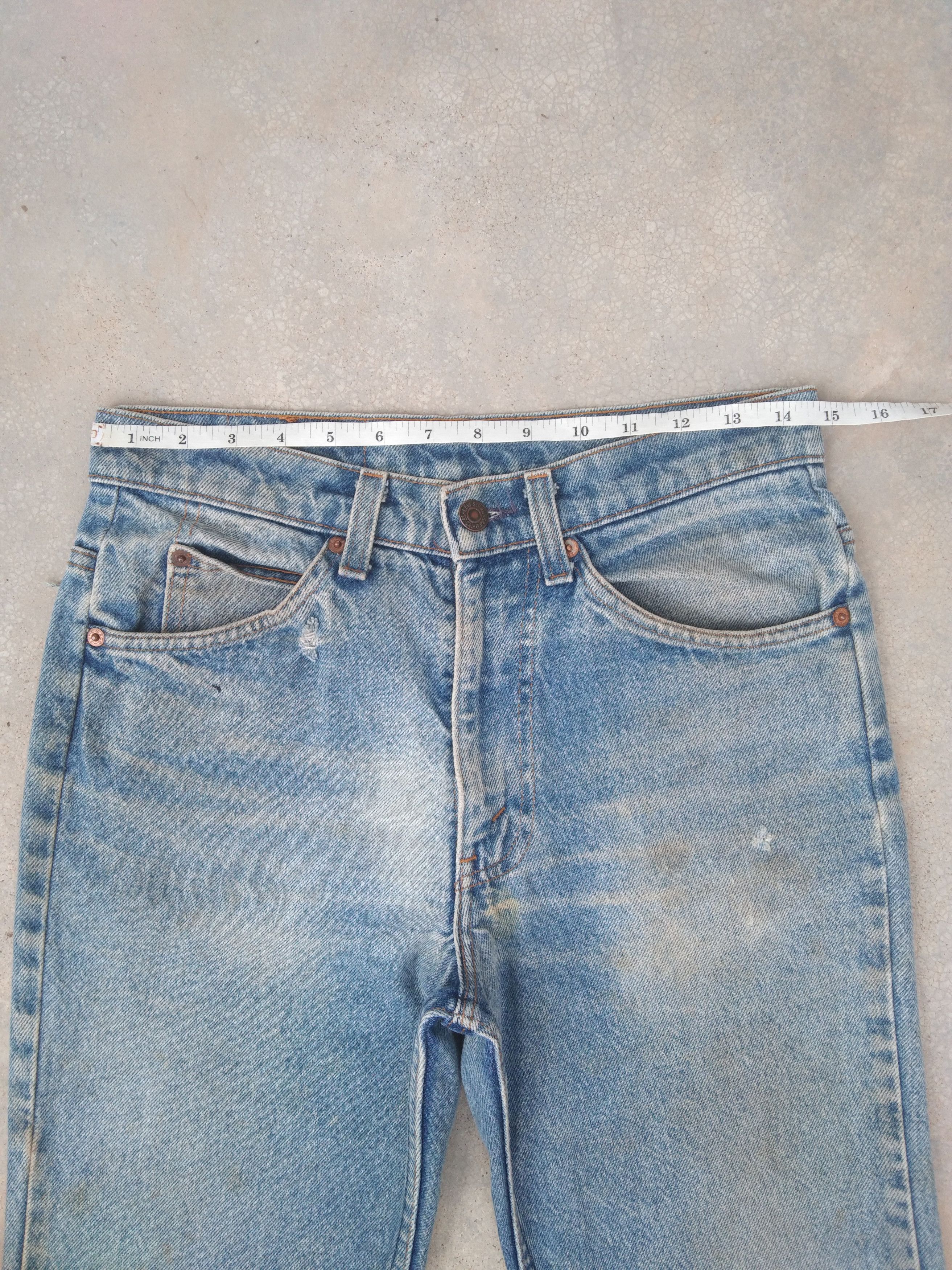 Levi's 80s Vintage Levi's 517 Made In USA Boot Cut Distressed Jeans Size US 29 - 6 Thumbnail