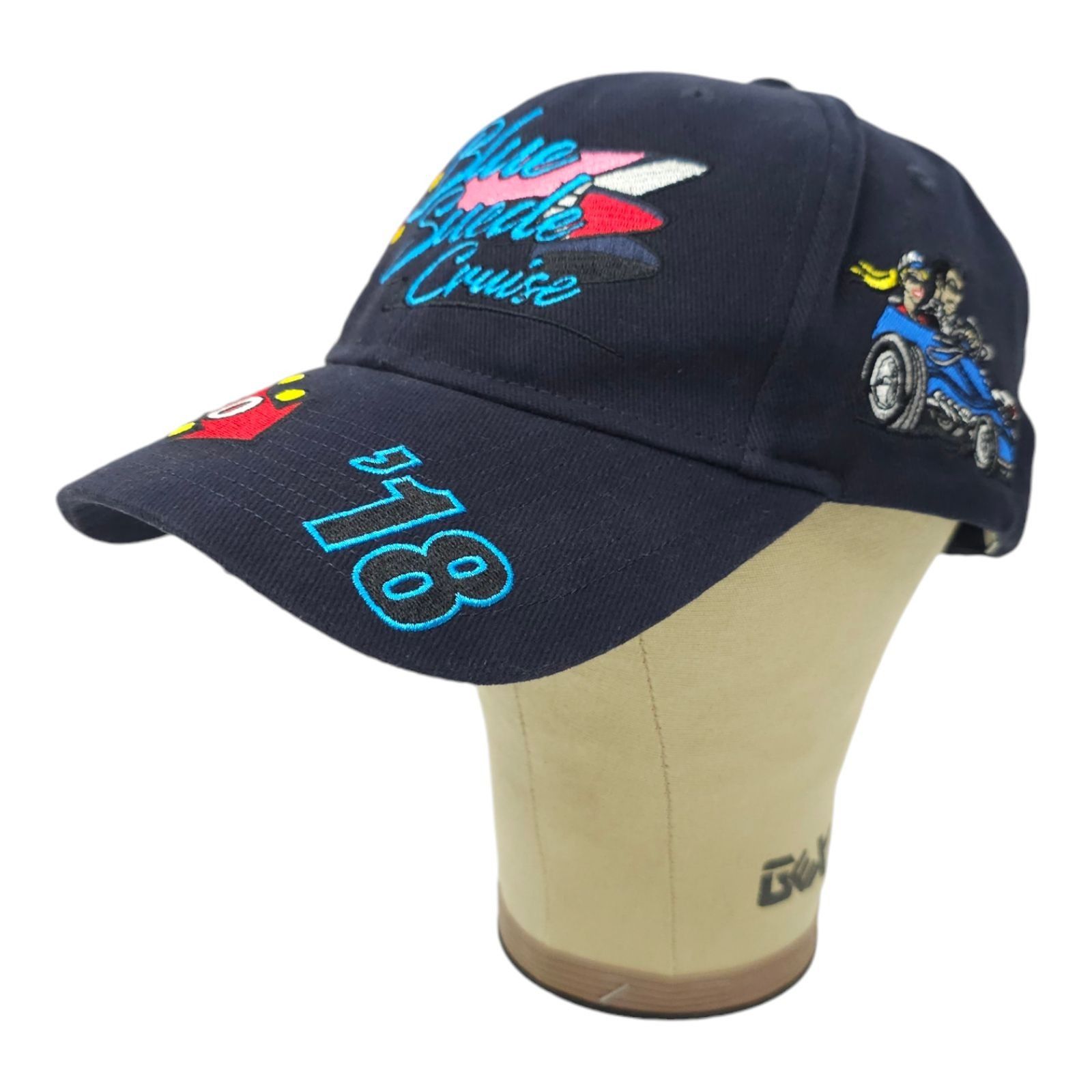 Other Tupelo MS Blue Suede Cruise 2018 Elvis Classic Cars Cap Hat Size ONE SIZE - 3 Thumbnail