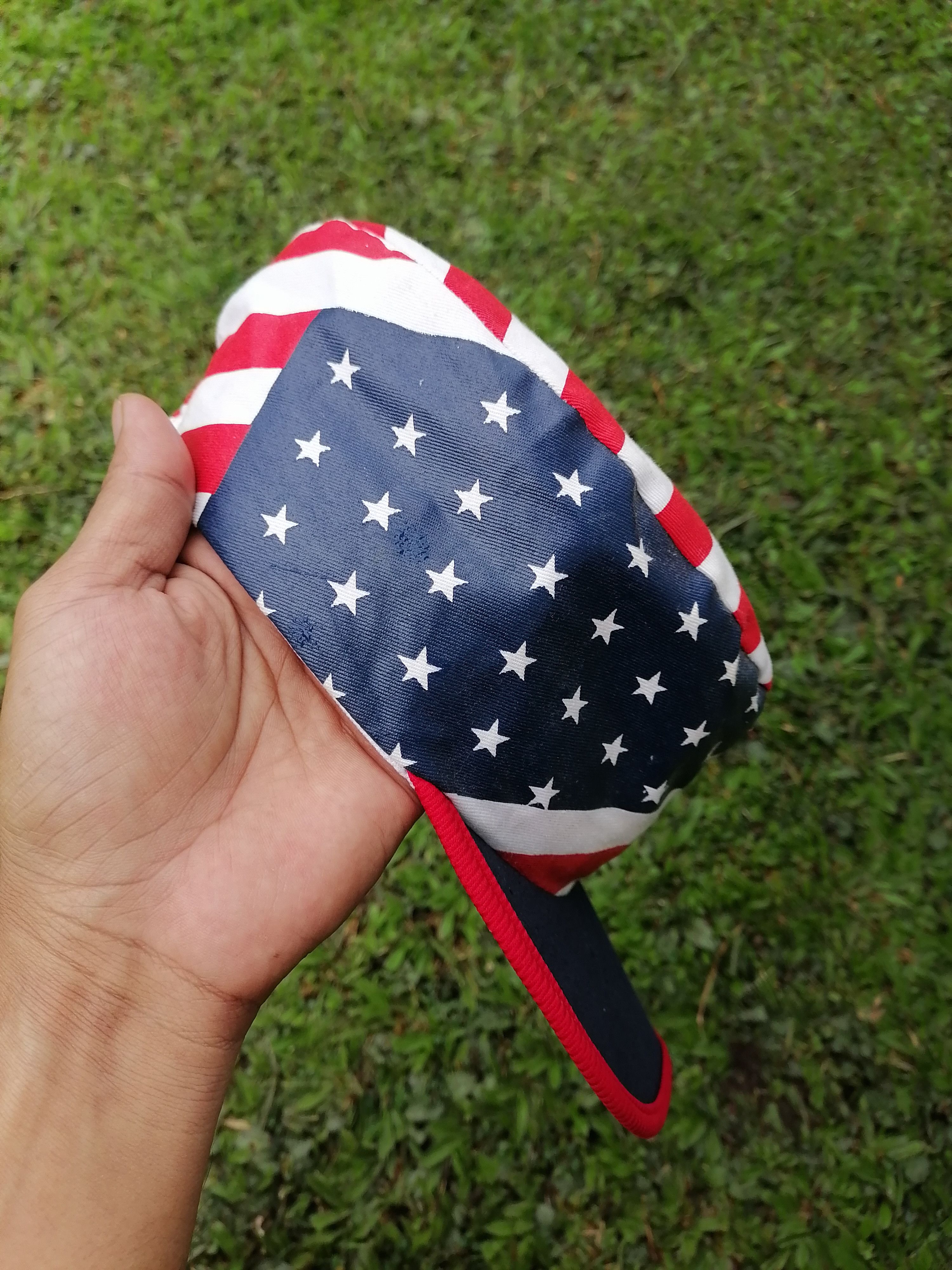 Vintage Vintage Painter Usa Flag Hats Size ONE SIZE - 3 Thumbnail