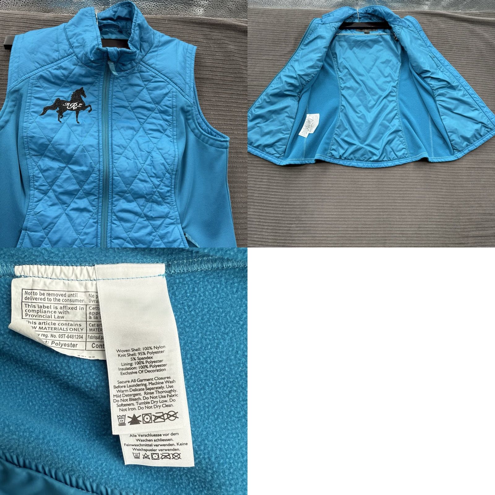 Eddie Bauer Eddie Bauer Vest Women L Blue Nylon Outdoors Hiking Walking Exploring Weatherproof Full Zip Lightweight Pockets Size L / US 10 / IT 46 - 8 Thumbnail