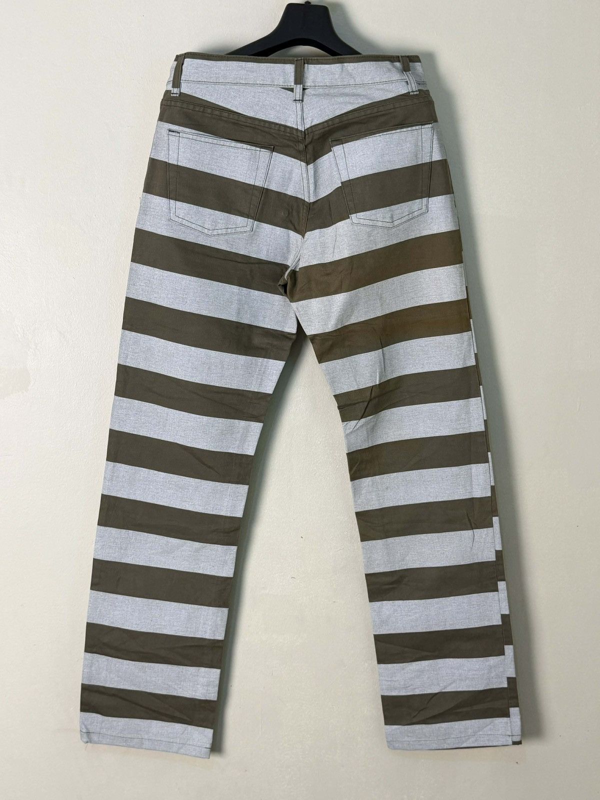 Helmut Lang Helmut Lang A/W 1999’s Striped Prisoners Pants Size US 31 - 2 Thumbnail