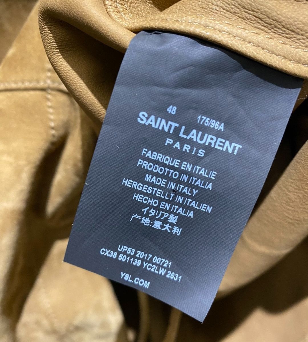 Saint Laurent Paris Saint laurent Sheepskin Suede Hoodie Jacket-2505 Size US M / EU 48-50 / 2 - 4 Thumbnail