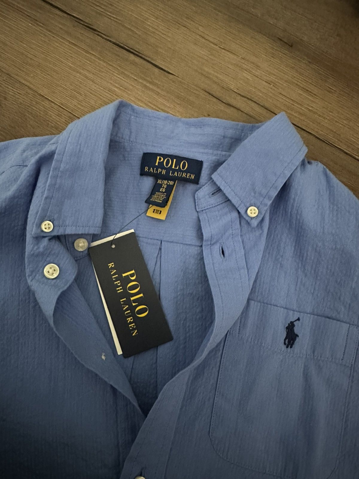 Polo Ralph Lauren Blue Polo Ralph Lauren polo shirt Size US XL / EU 56 / 4 - 2 Thumbnail